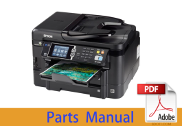 EPSON WF-3640 WF-3641 PX-M741F Parts Manual