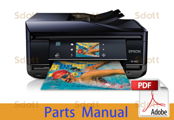 EPSON XP-850 EP-905F Parts Manual