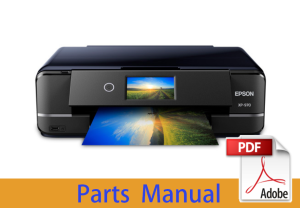 EPSON XP-970 EP-979A3 Parts Manual