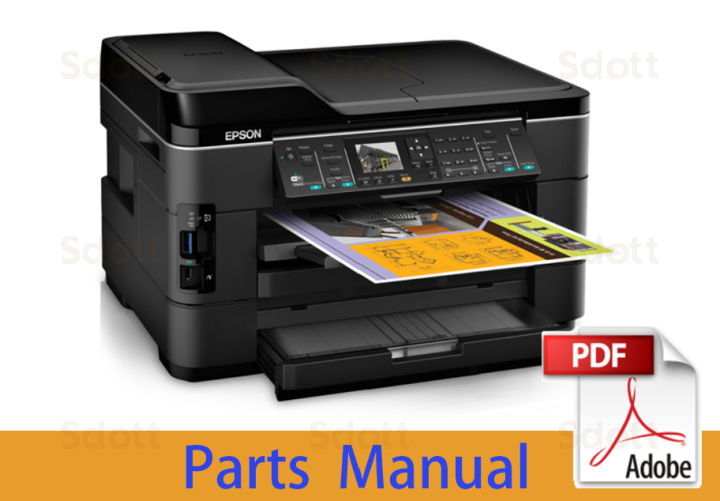 EPSON WF-7520 WF-7521 WF-7525 PX-1700F Parts Manual