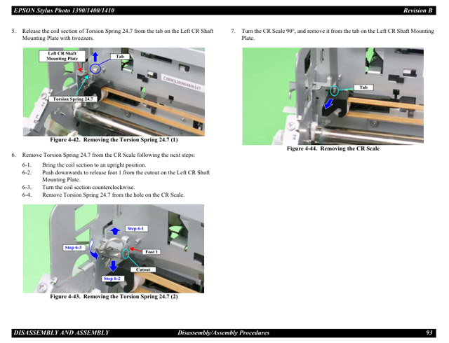 EPSON 1390 1400 CR Scale, Encoder Strip - 1443407 EPSON 1390 1400 CR Scale, Encoder Strip - 1443407