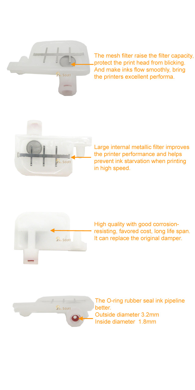 Epson DX3 DX4 DX5 Head Small Damper Epson DX3 DX4 DX5 Head Small Damper