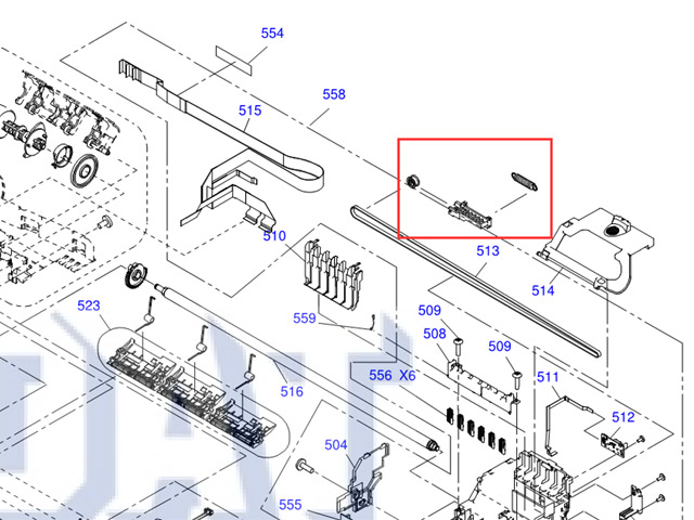 EPSON R220_R230 Pulley,Driven Assy. EPSON R220_R230 Pulley,Driven Assy.
