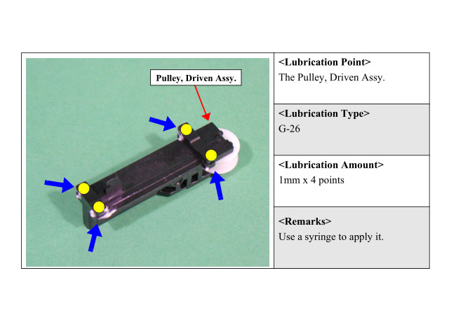 EPSON R220_R230 Pulley,Driven Assy. EPSON R220_R230 Pulley,Driven Assy.