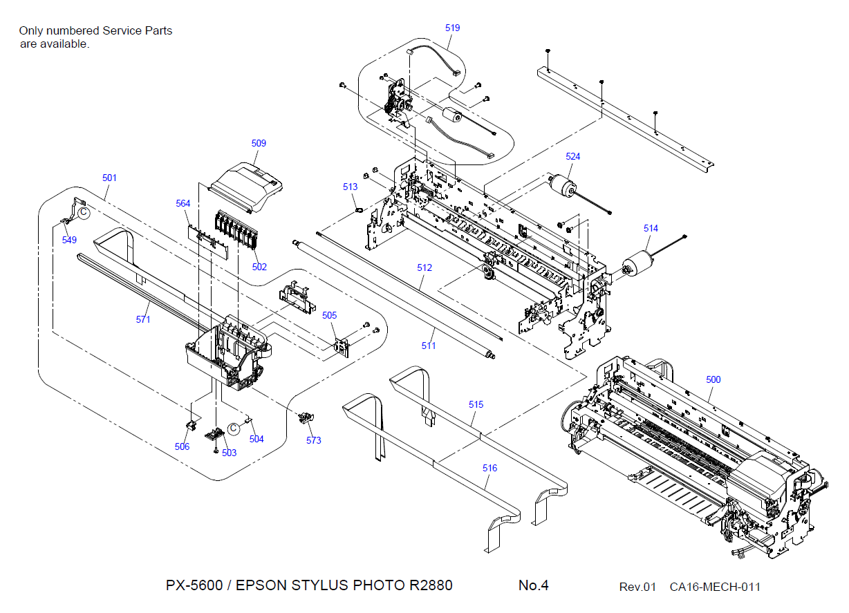 Epson r290 схема