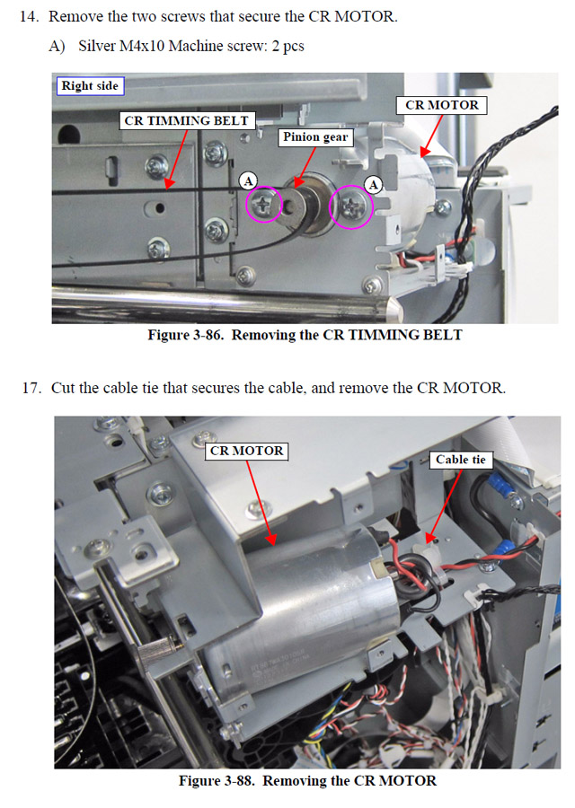 EPSON T3000_T3080 CR Motor - 2142804 EPSON T3000_T3080 CR Motor - 2142804
