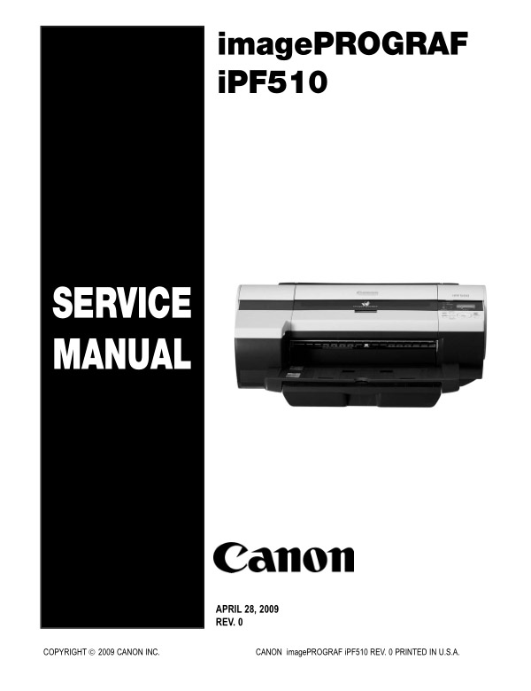 Canon_iPF510_Service_Manual Canon_iPF510_Service_Manual