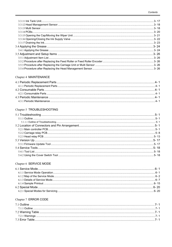 Canon iPF700 710 Service Manual